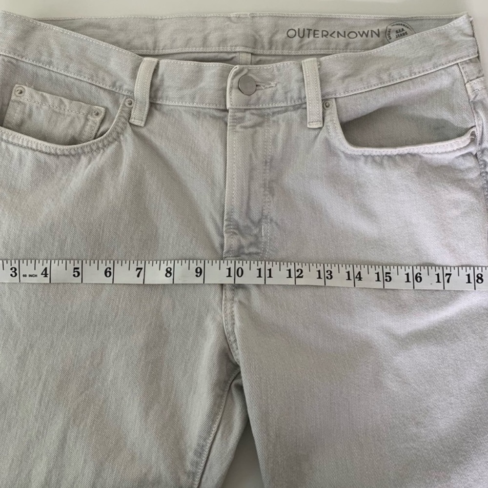 Outerknown organic SEA Drifter Tapered Jeans Mirage 32x34 - Picture 6 of 8